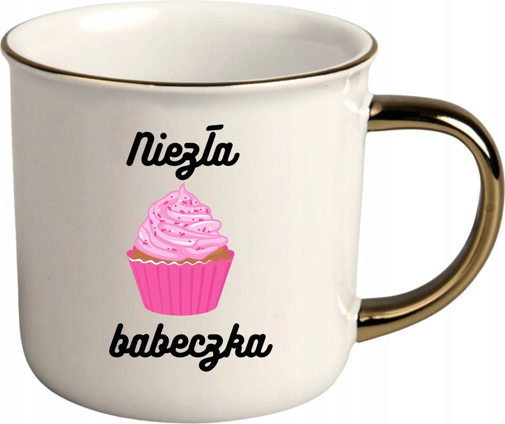 Bögre Fehér Arany Rant Ajándék Vicces Nőnap Jó Muffin