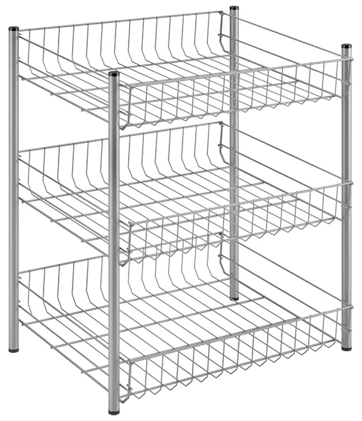 Háromszintes konyhai rendszerező - Metaltex