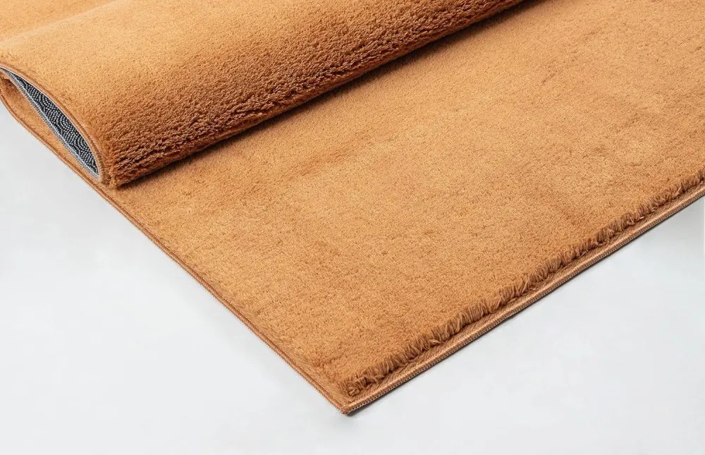 Narancs színű plüss shaggy szőnyeg, 120x170cm, Star Shaggy