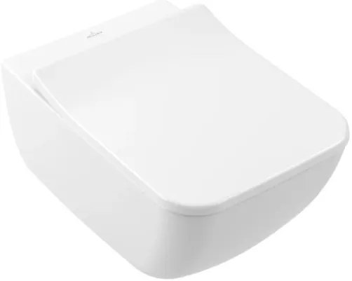 Villeroy & Boch Venticello wc soft close ülőkével felakasztható fehér fényes felülettel hátsó kifolyással 4611RSR1