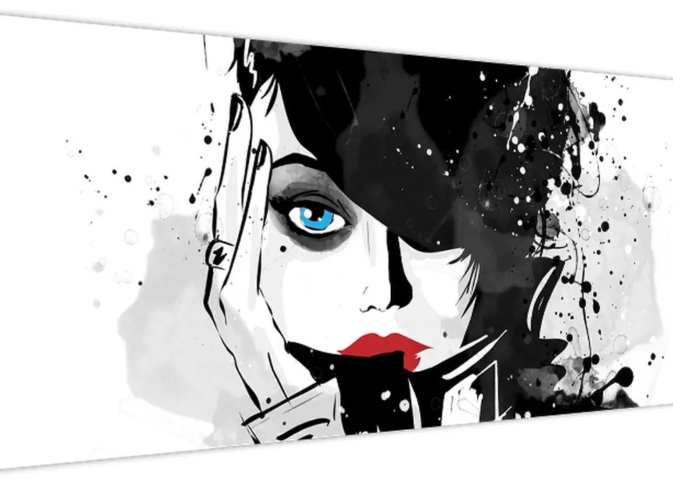 Kép - A titokzatos nő (120x50 cm)
