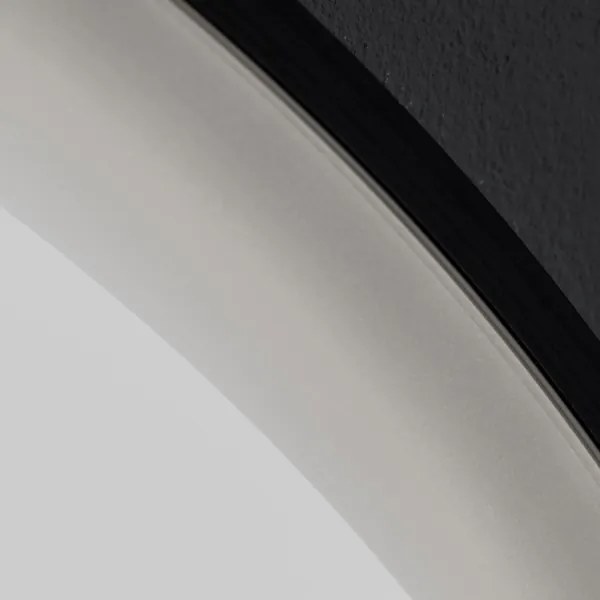 Brilagi-LED dimmelhető, páramentesítő fűtéssel ellátott tükör LED háttérvilágítással ALU PRO LED/18W/230V Ø 60 cm IP44 fekete