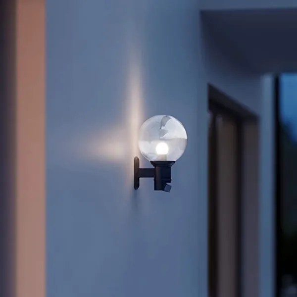 STEINEL 634216 - L 560 S Kültéri érzékelős fali lámpa fekete IP44