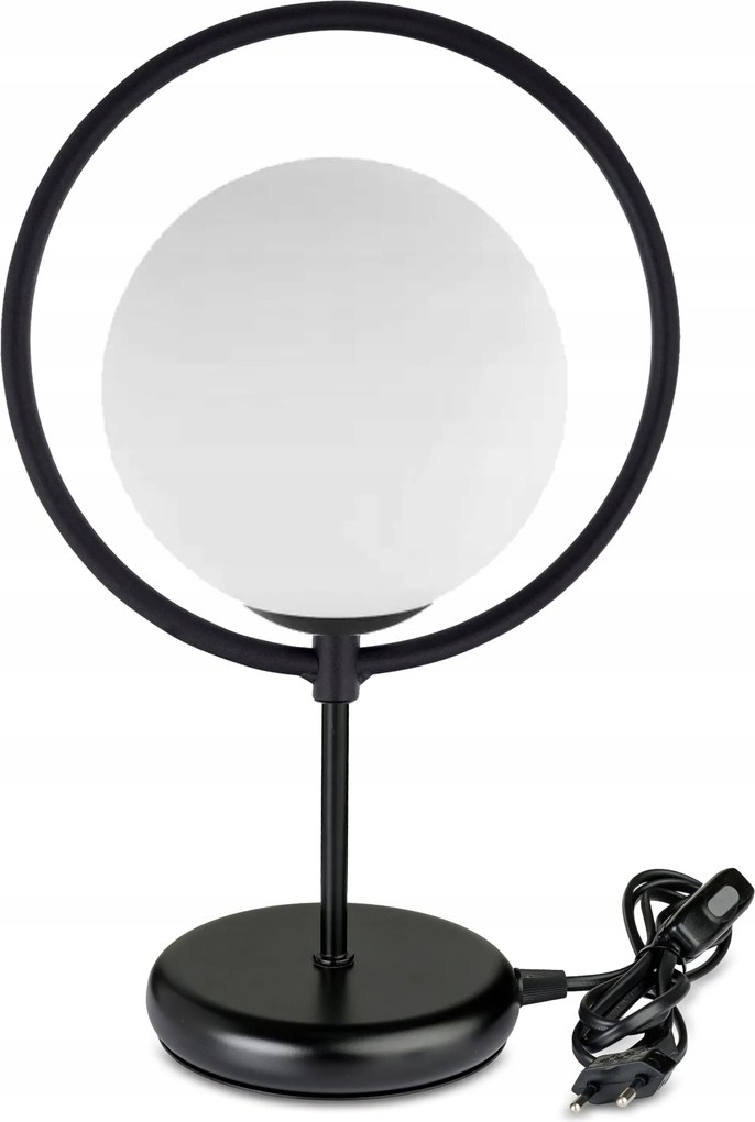 Éjjeli Lámpa Irodai Asztali Lámpa Loft Kör Üveg Lámpabúra Led Gömb E27