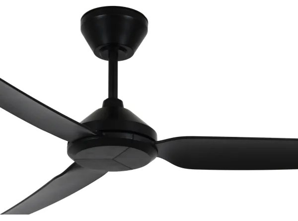 Lucci air 21616349 - Mennyezeti ventilátor POLIS IP55 fekete + távirányítás
