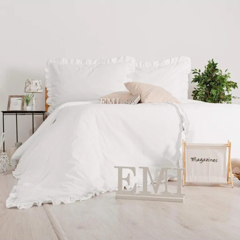 EMI Bianca fodros pamut ágyneműhuzat