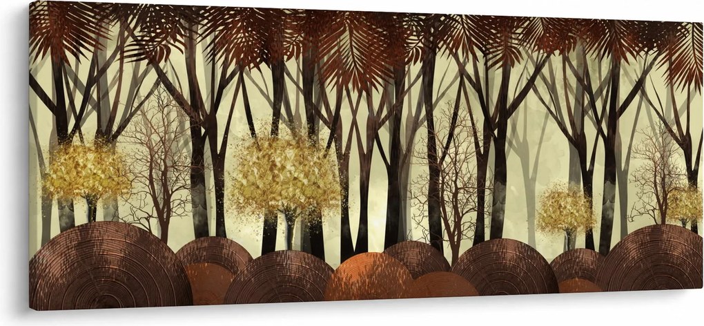 Kép - Dekoratív erdő (120x50 cm)