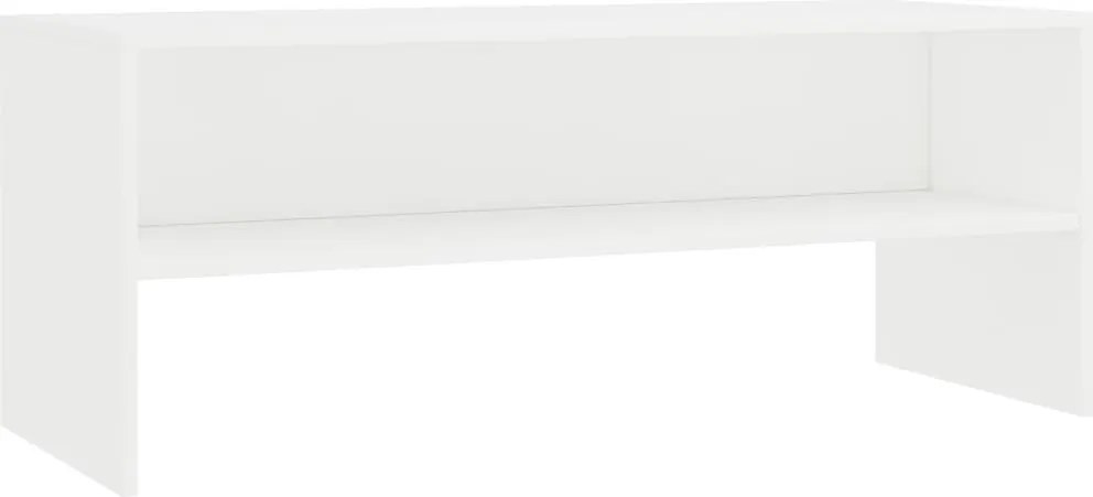 vidaXL fehér szerelt fa TV-szekrény 100 x 40 x 40 cm