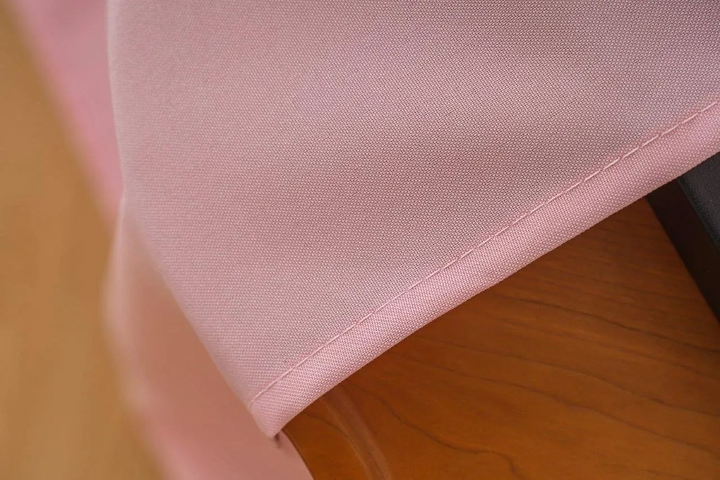 Függöny OXFORD LIGHT 140x250 cm, rózsaszín Felfüggesztés: Fém gyűrűk