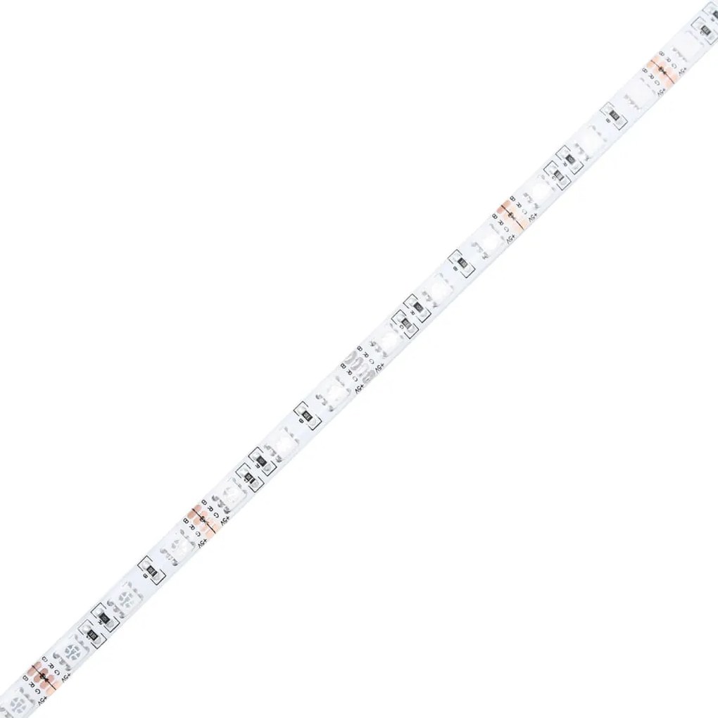 fekete szerelt fa dohányzóasztal LED-del 73 x 53 x 45 cm