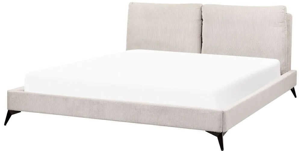 Franciaágy 180 cm Mellody (világos bézs) (ágyráccsal). 1081354