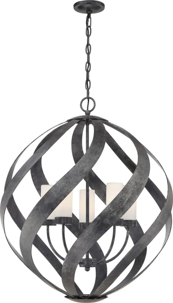 Quintiesse BLACKSMITH QN-BLACKSMITH-5P-OBK Függőlámpa 5x40W/E14 IP44