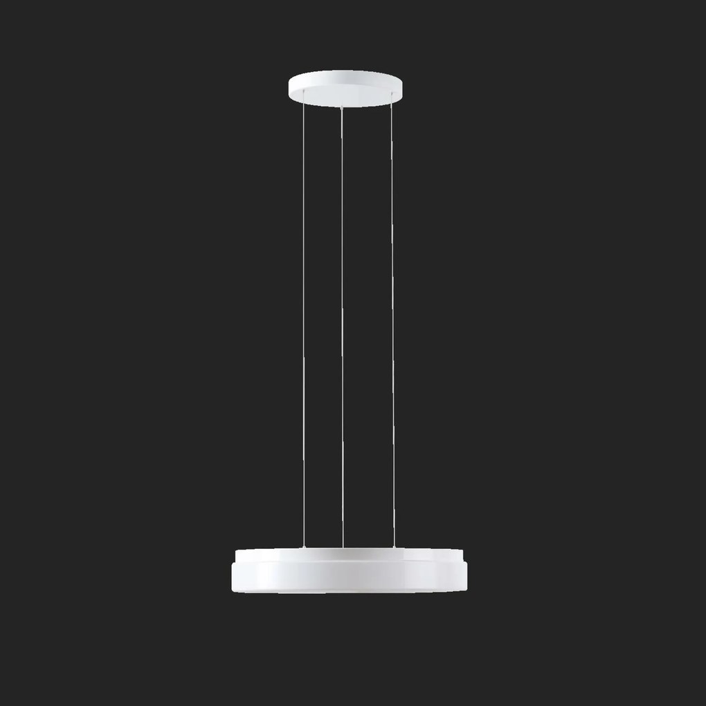 Osmont 68016 Delia LE2 függesztett műanyag lámpa fehér IP40 3000 K 27W Led