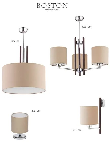 JUPITER 1269-BT3 - BOSTON csillár 3xE27/60W