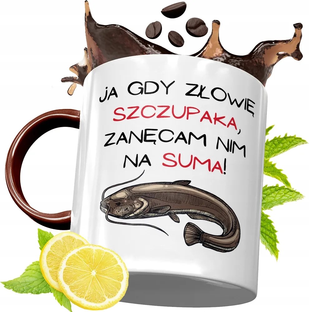 Bordó Bögre Horgászoknak Születésnapra Ajándék fényképes nyomtatással