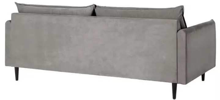 Szürke bársony kanapé 203 cm Juli – Ropez
