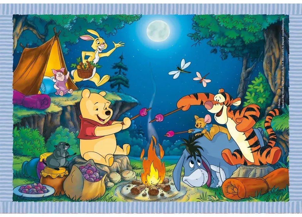 Disney Micimackó Fun Days Forever 4 az 1-ben puzzle Clementoni