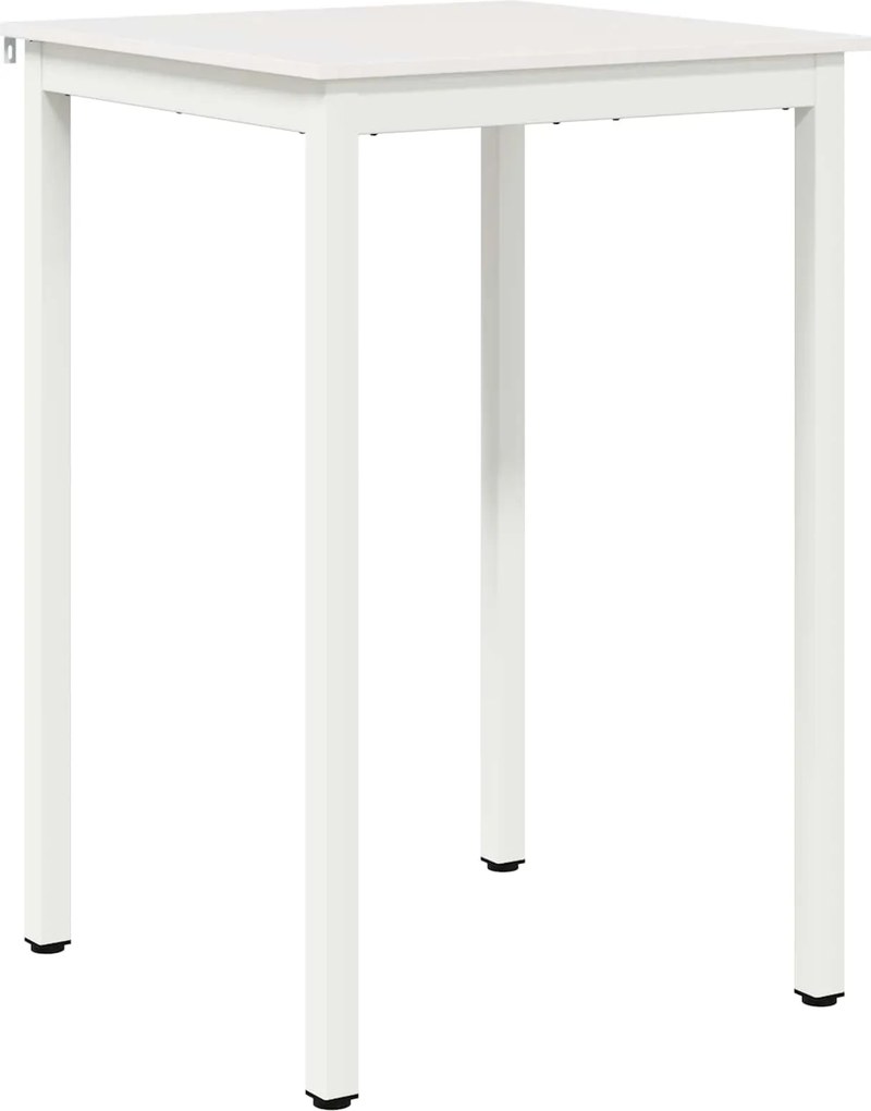 vidaXL Bárasztal Fehér 110 x 55 x 105 cm Tömör fenyőfa