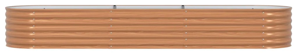 Kerti magaságyás Barna 320 x 80 x 44 cm Acél