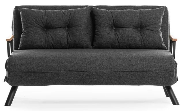 Sando 2 Dark Grey kinyitható kanapé