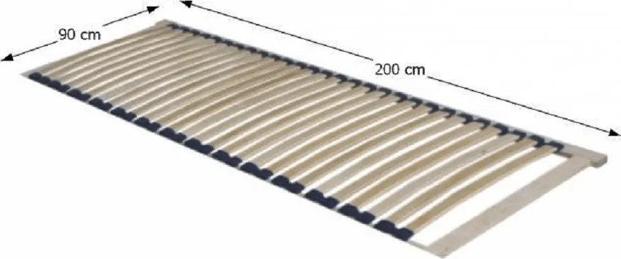 Ágyrács, 90x200 cm, TWINPACK