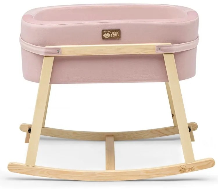 Rózsaszín-natúr színű bölcső Hier – Kalune Design