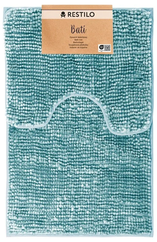 Bati 2 db-os kék fürdőszobai kilépő szett - AmeliaHome