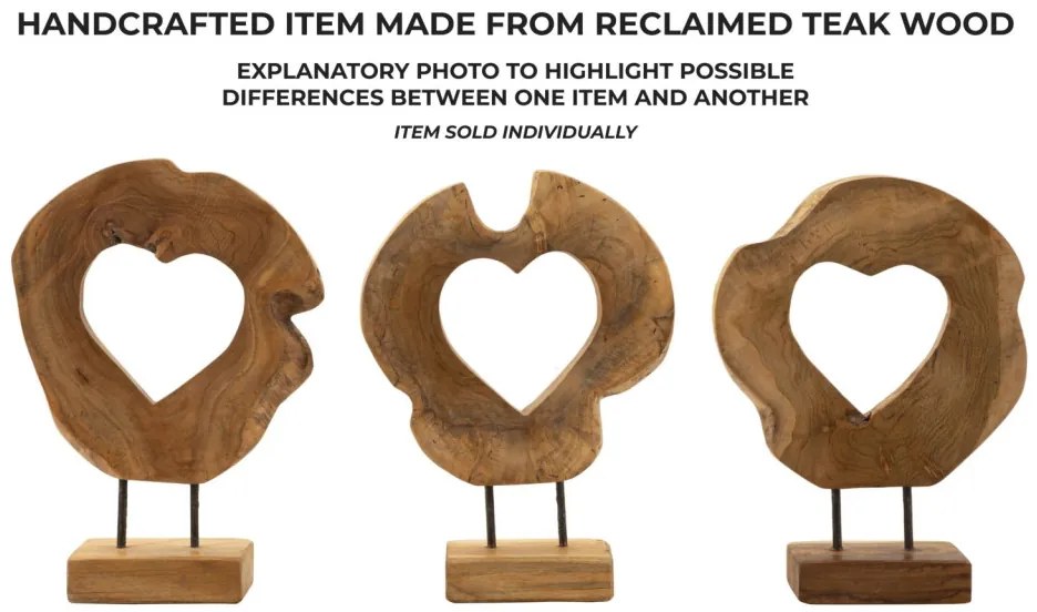 Hasi sculputre teak 28x10x38cm