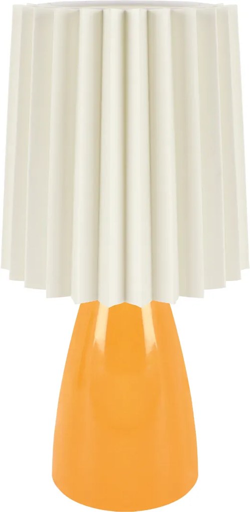 Malma asztali éjjeli lámpa E14 narancssárga
