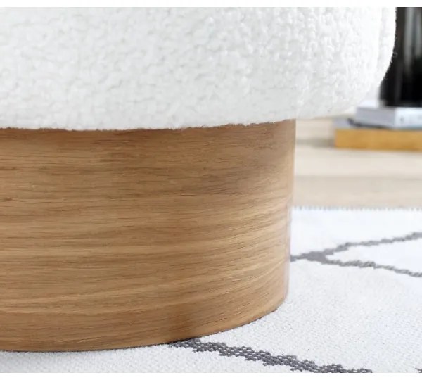 RIKI gyerekfotel 40x47 cm, fehér