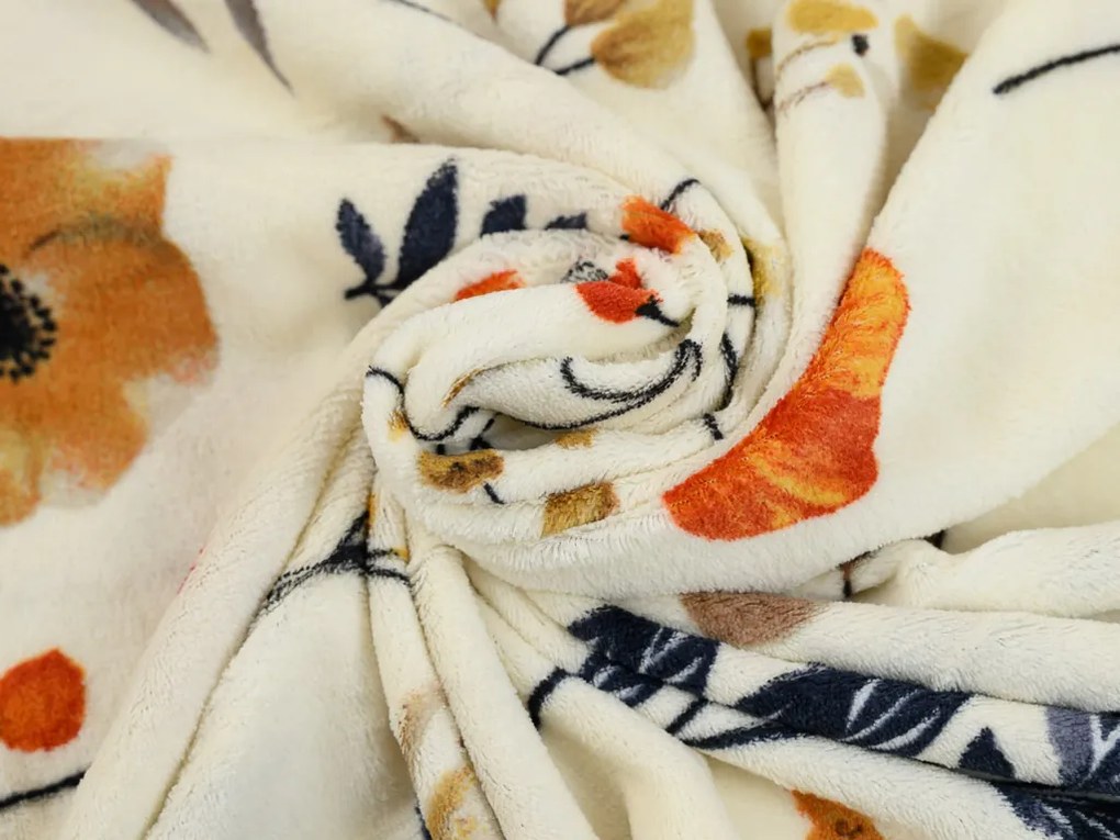 Mikroplüss ágyneműhuzat PAPAVA krémszínű Ágyneműhuzat mérete: 70 x 90 cm | 140 x 220 cm