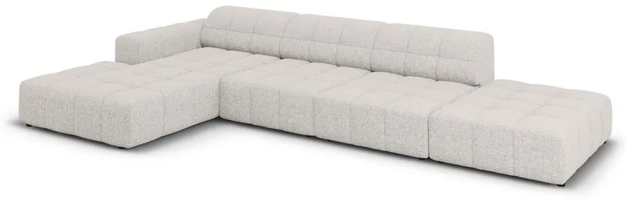 Világosszürke sarokkanapé (bal oldali) Chicago – Cosmopolitan Design