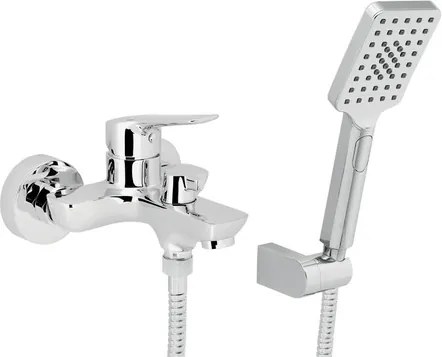 Kád csaptelep Novaservis Metalia 54 zuhanyszettel együtt 100 mm króm 54025,0