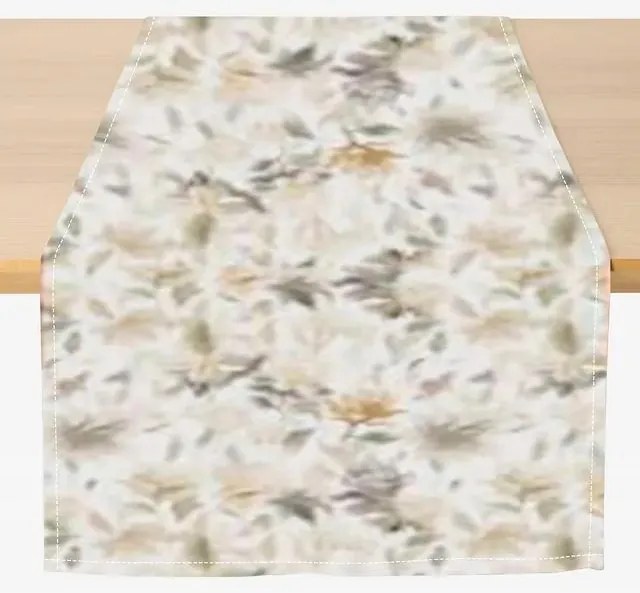 180/30 Asztali Futófelület Virágmintás