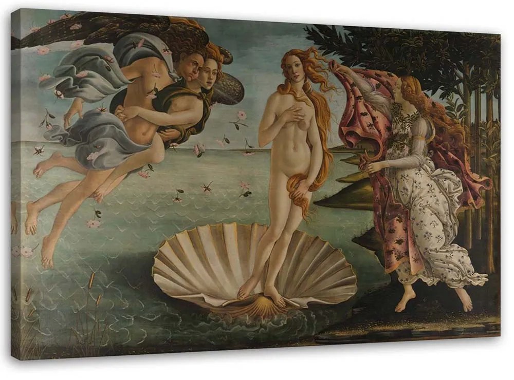 Gario Vászonkép Vénusz születése - Sandro Botticelli, reprodukció Méret: 100 x 70 cm