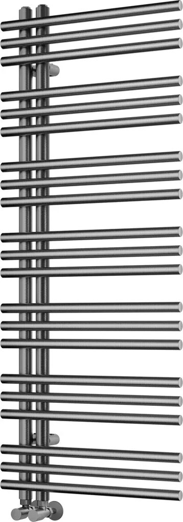 AREZZO design LINEAR GUN METAL 1200x500 törölközőszárító radiátor AR-LR12050GM