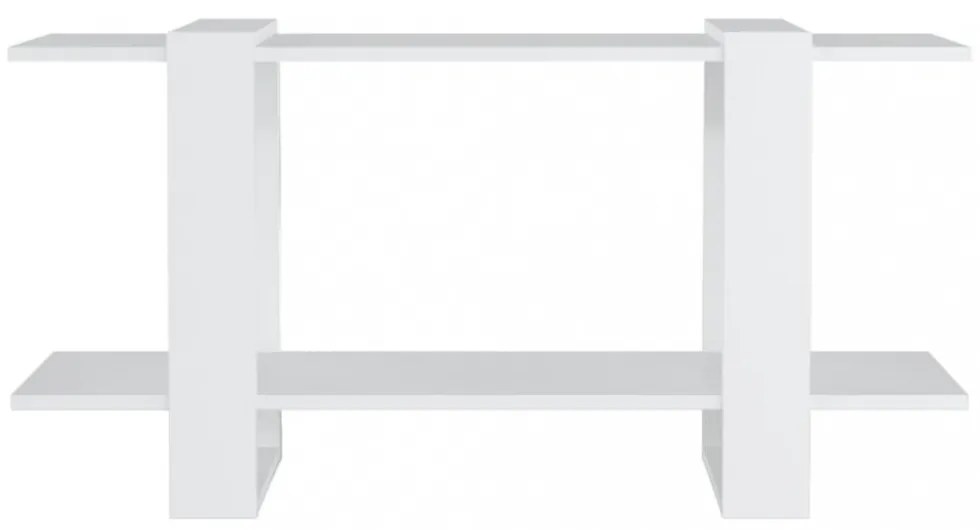 fehér szerelt fa könyvszekrény 100 x 30 x 51 cm