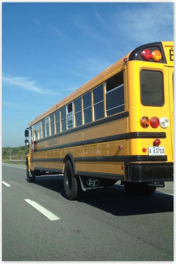 Poszterek 80x120 Sárga Schoolbus