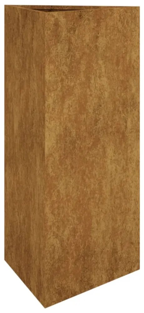 corten acél kerti növénytartó 40x34,5x75 cm