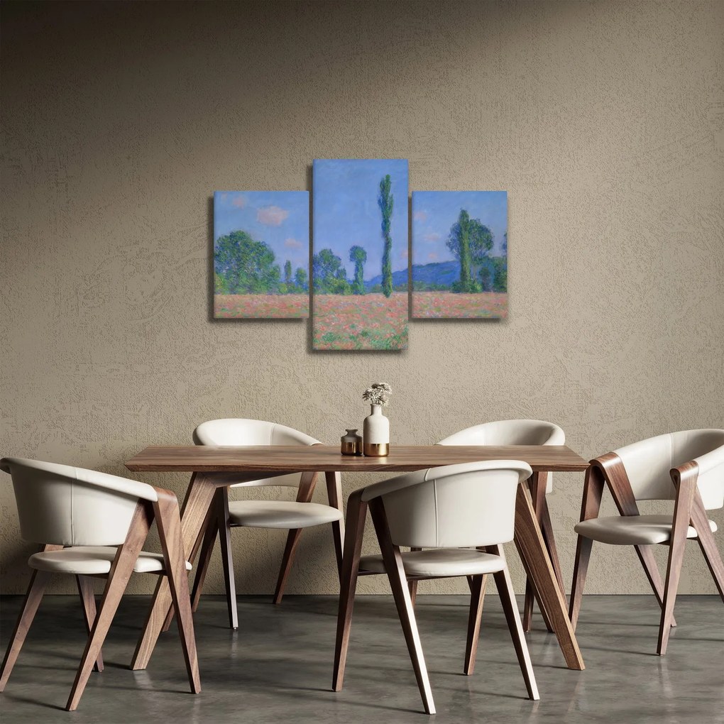 Kép - Claude Monet, Poppy Field (Giverny), reprodukciók (90x60 cm)