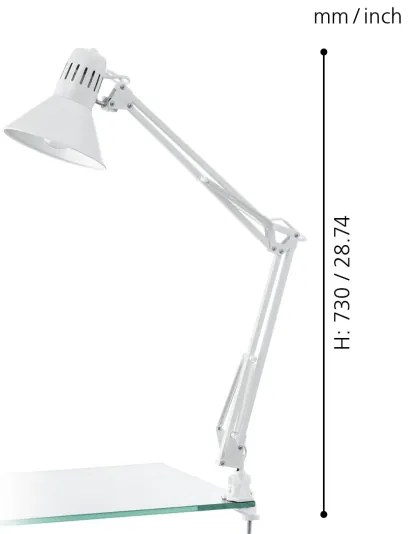 Eglo 90872 - Asztali lámpa FIRMO 1xE27/40W/230V