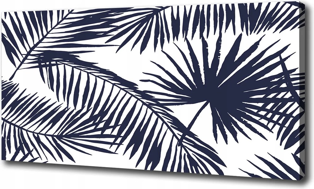 Nagyméretű vászonkép Pálmalevelek 120x60 cm