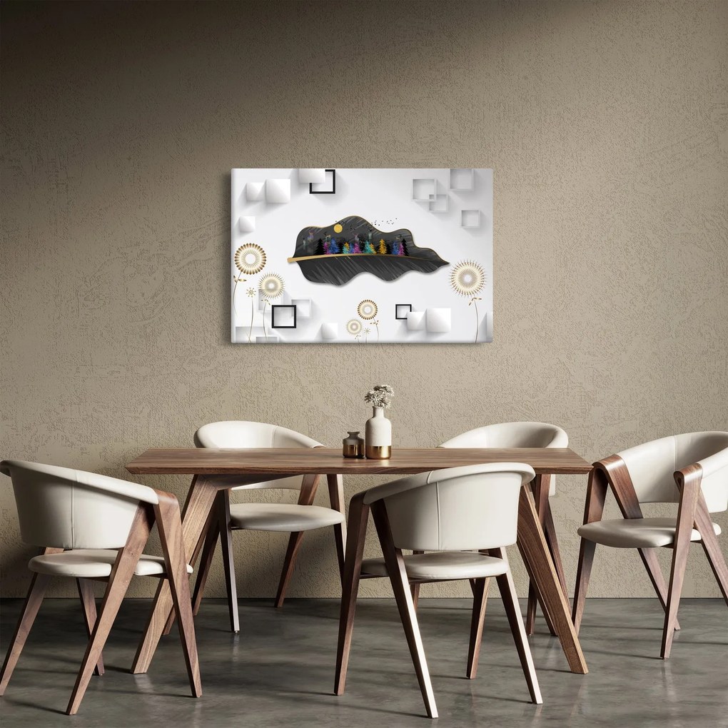 Az absztrakció képe (90x60 cm)