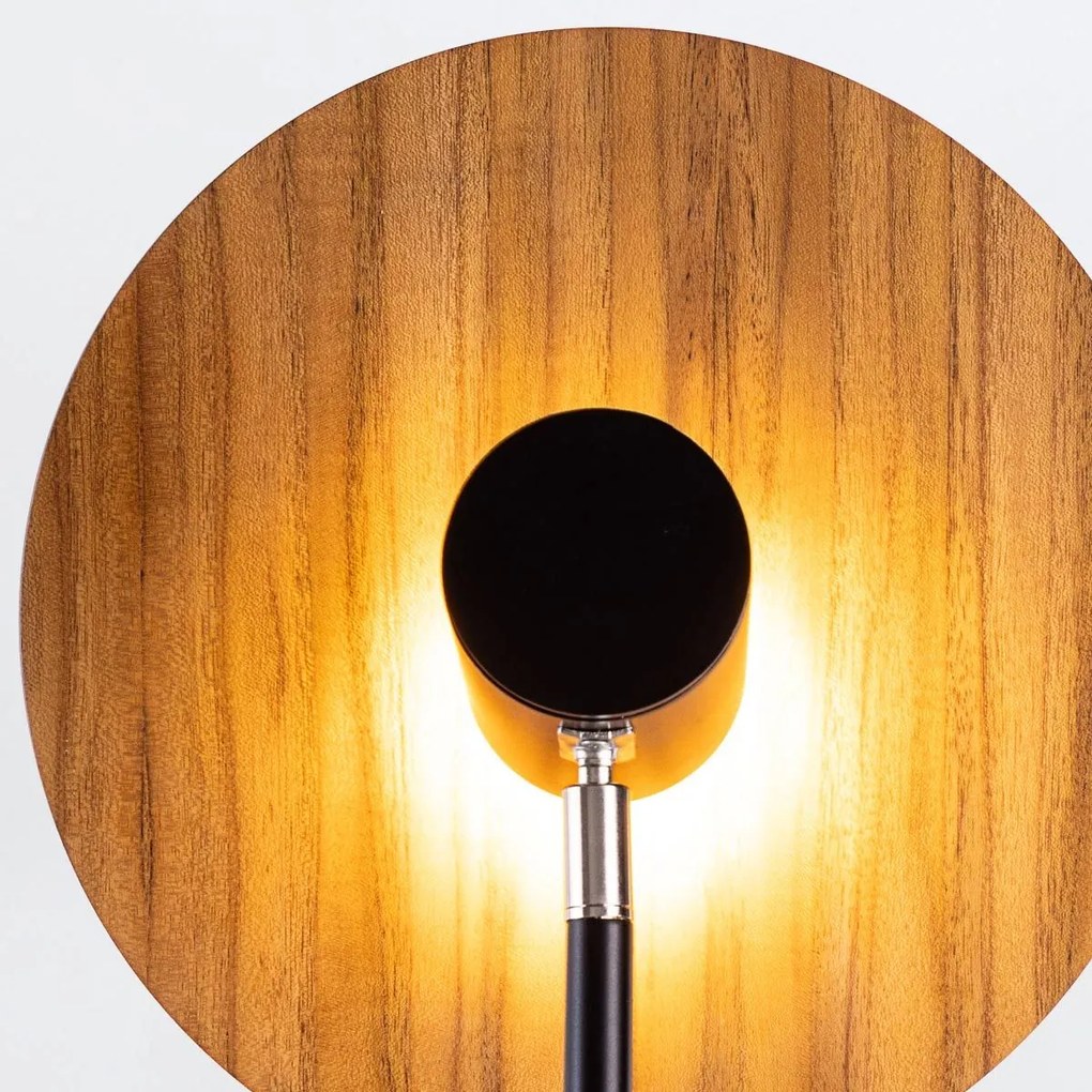 Quintiesse modern skandináv fali lámpa dot fa elsqn-dot-wb1-teak
