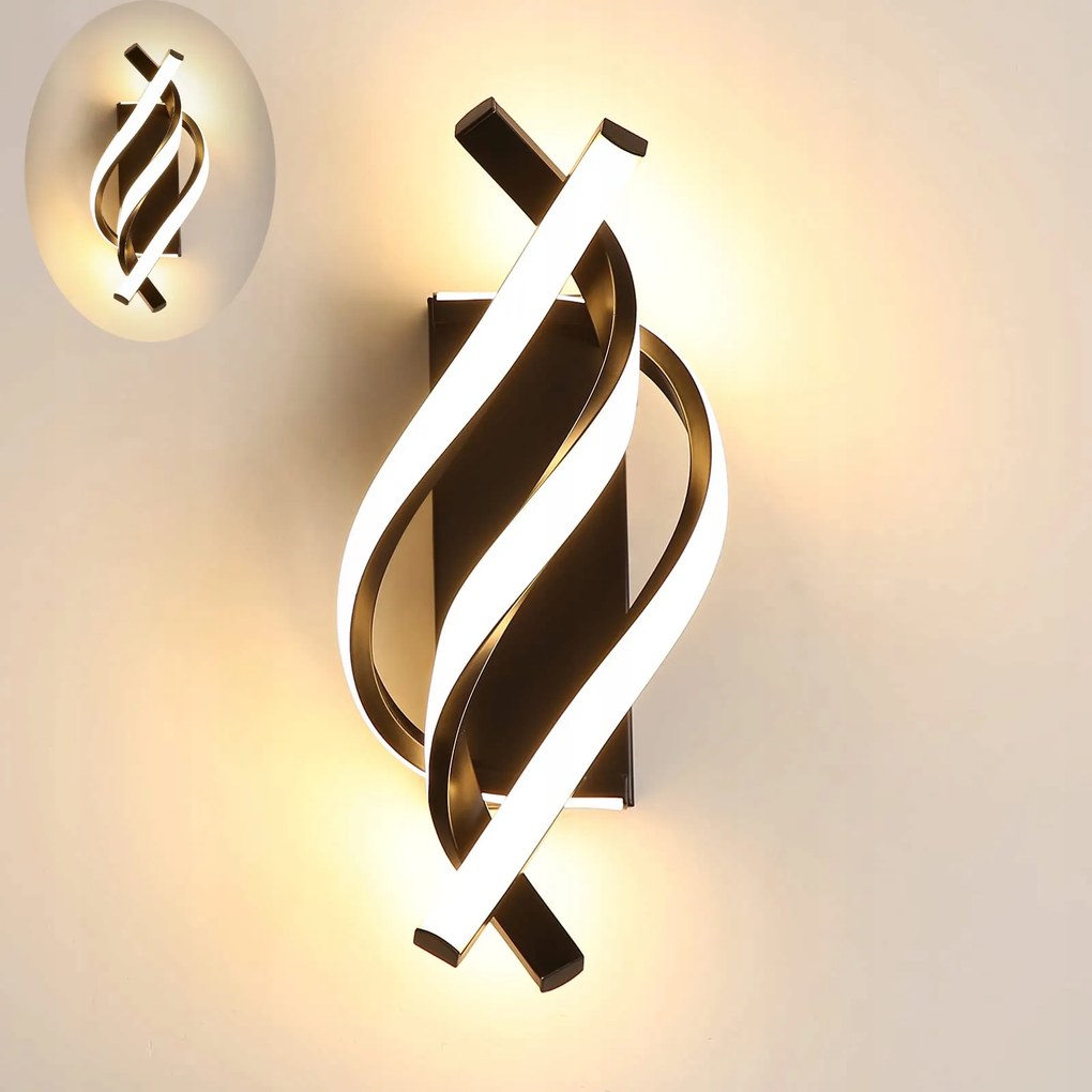 Fali Lámpa Fehér Lineáris Fali Lámpa Led 3000K Modern Nappali 2500LM