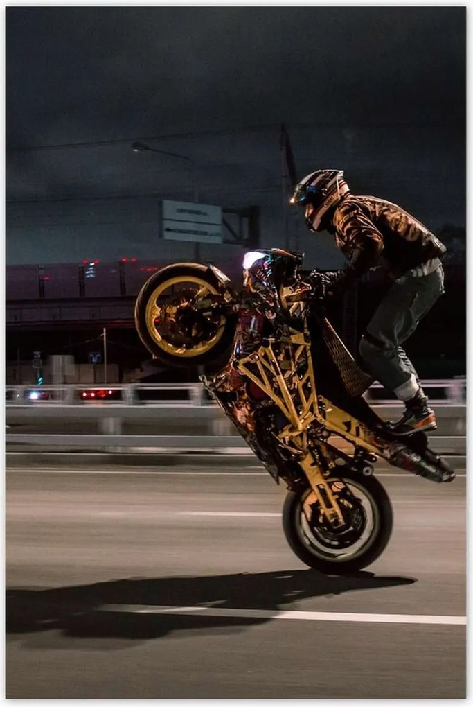 Poszterek 60x90 Motorral egy keréken