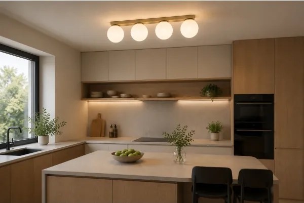 BRILAGI - MILO spotlámpatest 4xE27/60W/230V bézs/arany
