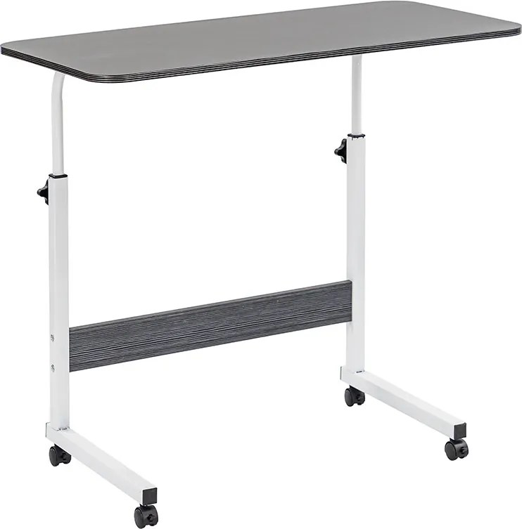 Állítható magasságú laptopasztal 80x40 cm fekete