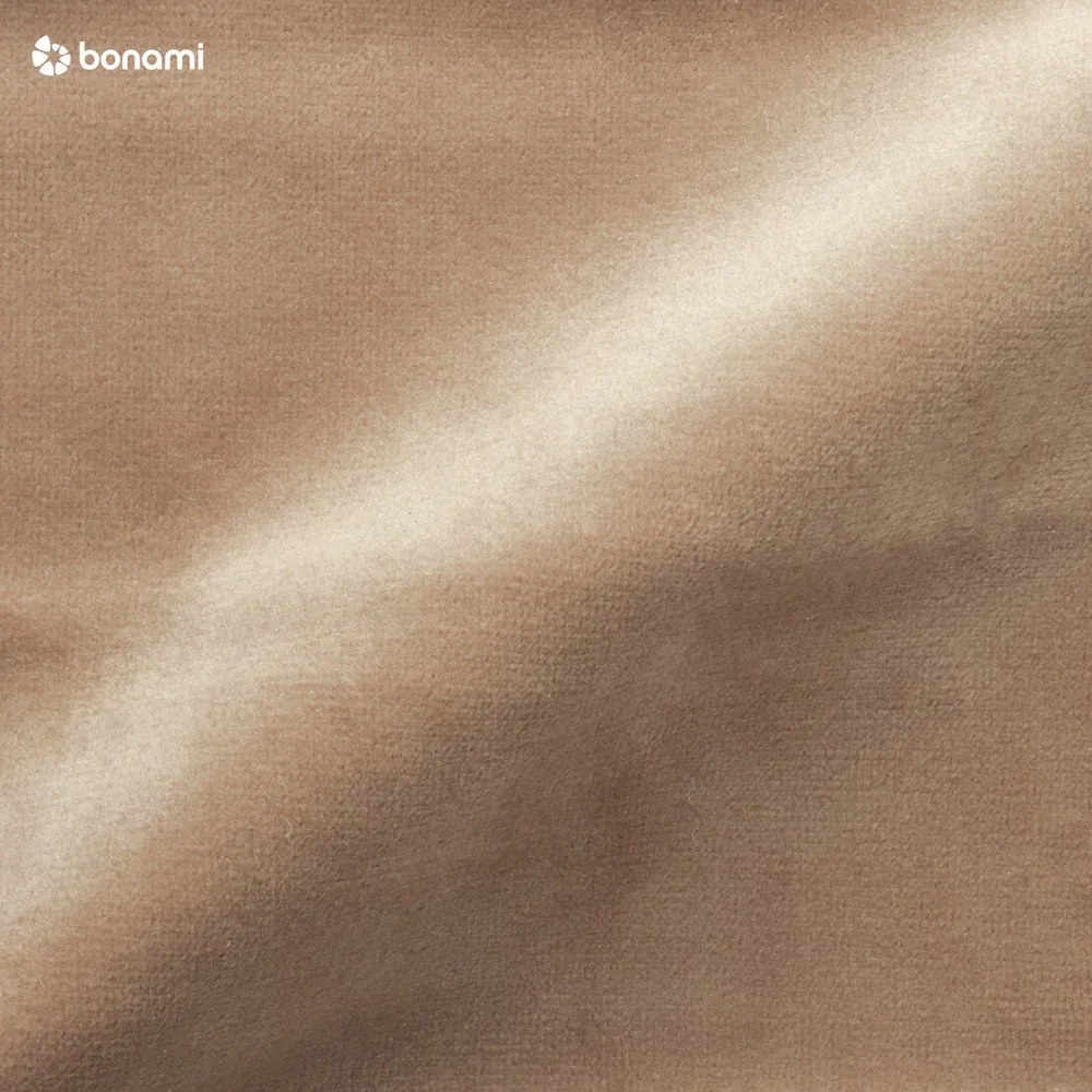 Világosbarna boxspring ágy tárolóhellyel 180x200 cm Bali – Cosmopolitan Design