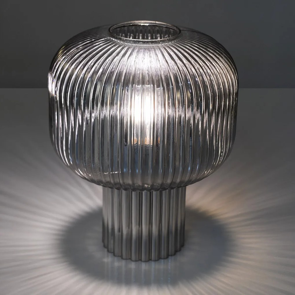 Dar Lighting modern asztali lámpa demarius füstös dardem4210